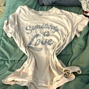 Tshirt, off white, large